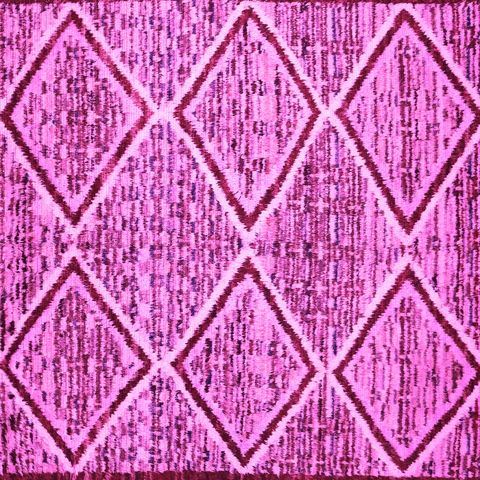 Square Abstract Pink Contemporary Rug, con1240pnk