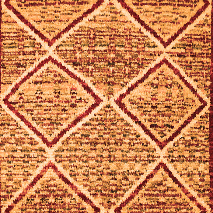Abstract Orange Contemporary Rug, con1240org