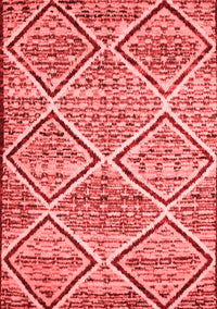 Abstract Red Contemporary Rug, con1240red