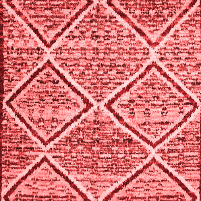 Abstract Red Contemporary Area Rugs