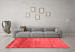 Contemporary Red Washable Rugs