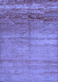 Abstract Blue Contemporary Rug, con1241blu