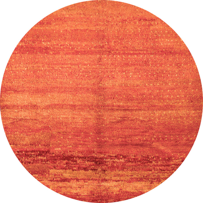 Machine Washable Abstract Orange Contemporary Area Rugs, wshcon1241org
