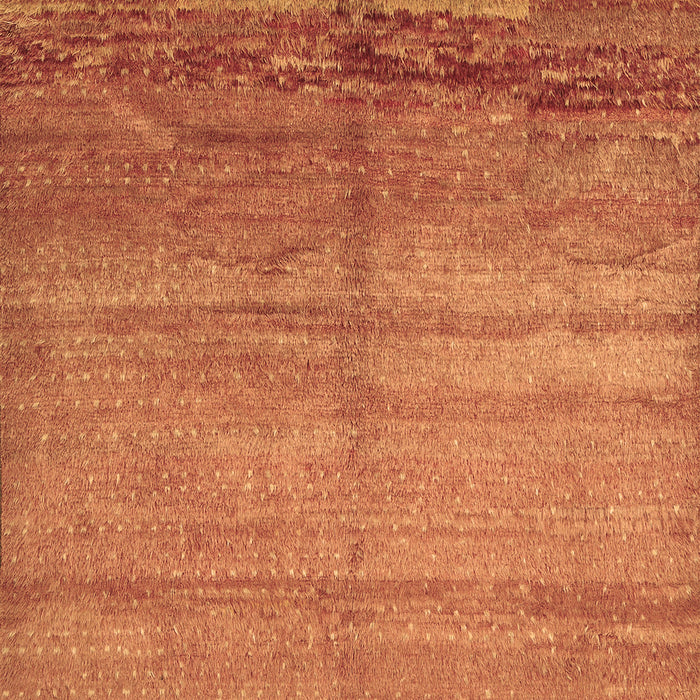 Machine Washable Abstract Brown Contemporary Rug, wshcon1241brn