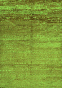 Abstract Green Contemporary Rug, con1241grn