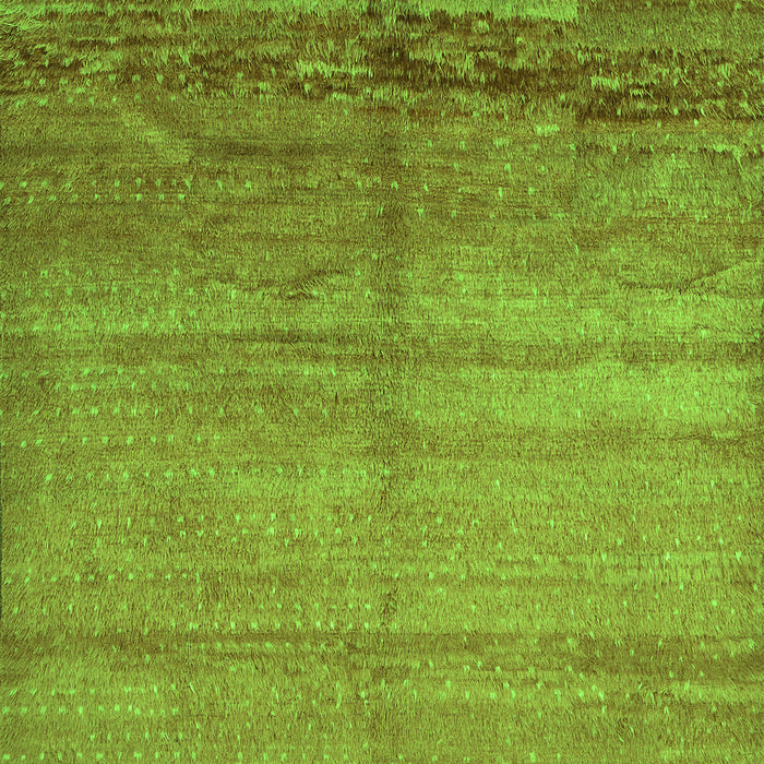 Serging Thickness of Machine Washable Abstract Green Contemporary Area Rugs, wshcon1241grn