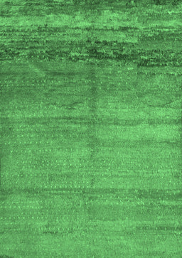 Abstract Emerald Green Contemporary Rug, con1241emgrn