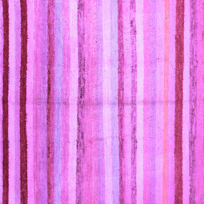 Square Machine Washable Southwestern Purple Country Area Rugs, wshcon1242pur