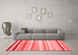 Country Red Washable Rugs