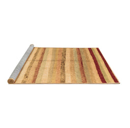 Sideview of Machine Washable Southwestern Brown Country Rug, wshcon1242brn
