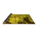 Sideview of Abstract Yellow Contemporary Rug, con1243yw