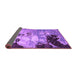 Sideview of Abstract Purple Contemporary Rug, con1243pur