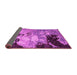 Sideview of Abstract Pink Contemporary Rug, con1243pnk