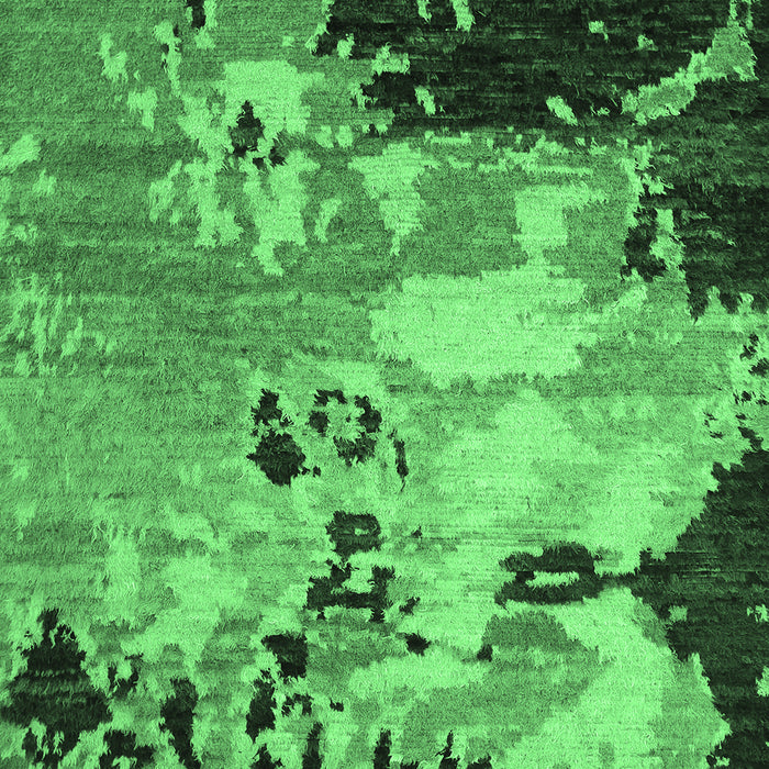 Abstract Emerald Green Contemporary Rug, con1243emgrn