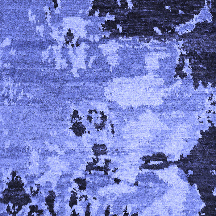 Abstract Blue Contemporary Rug, con1243blu