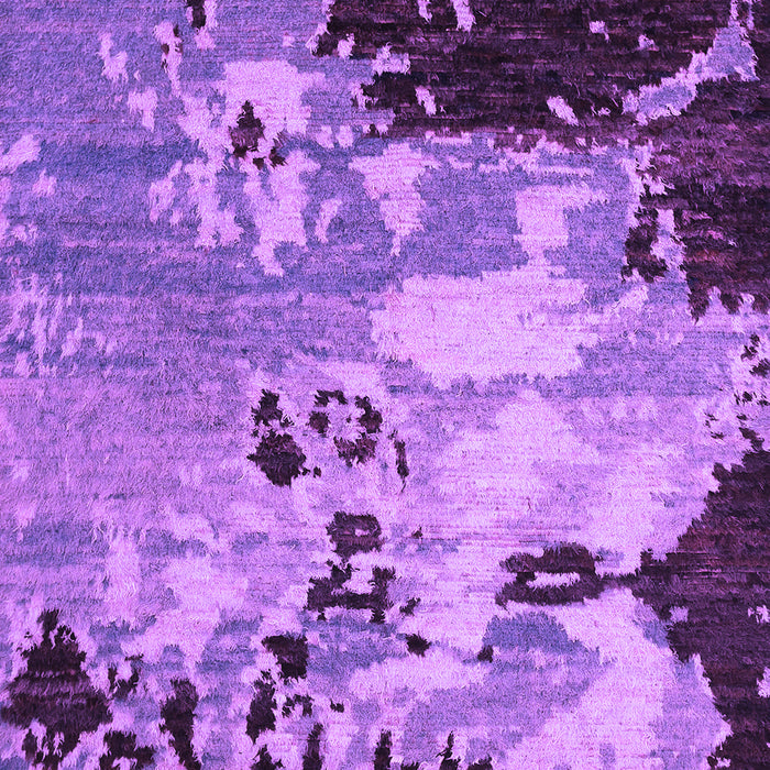 Abstract Purple Contemporary Rug, con1243pur