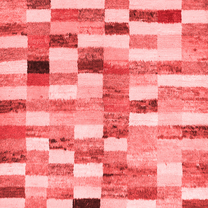 Abstract Red Contemporary Area Rugs
