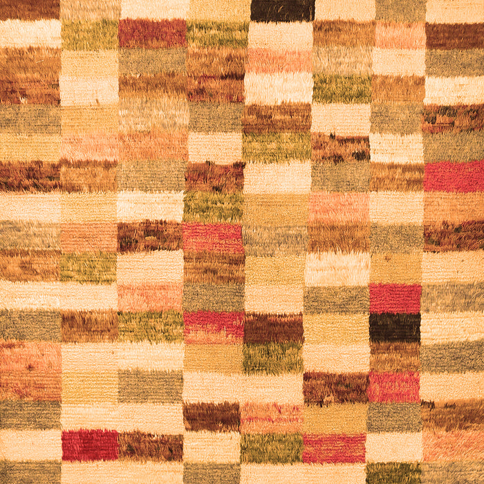 Serging Thickness of Machine Washable Abstract Orange Contemporary Area Rugs, wshcon1244org