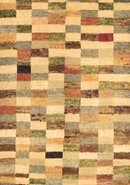 Abstract Brown Contemporary Rug, con1244brn
