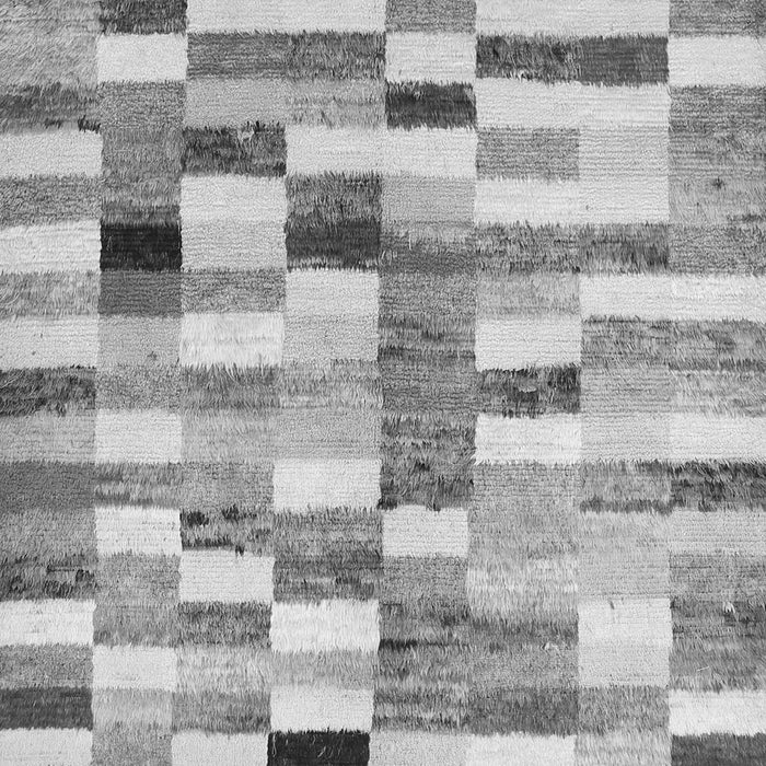 Serging Thickness of Machine Washable Abstract Gray Contemporary Rug, wshcon1244gry