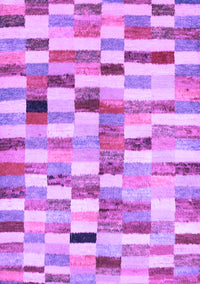 Abstract Purple Contemporary Rug, con1244pur