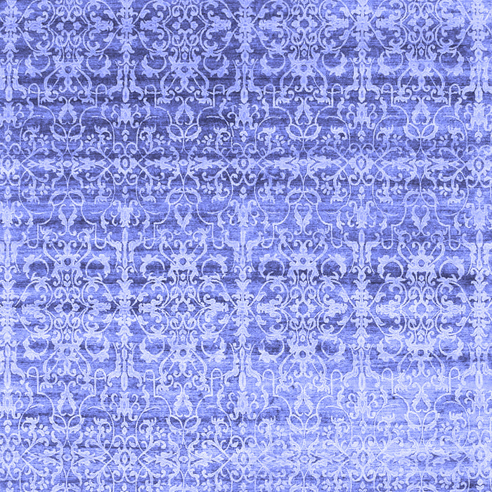 Machine Washable Abstract Blue Contemporary Rug, wshcon1245blu