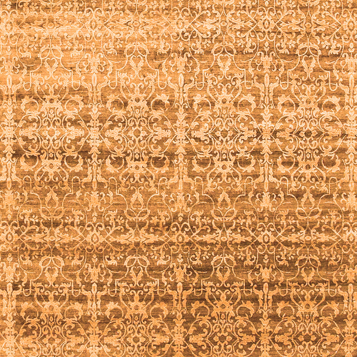 Serging Thickness of Machine Washable Abstract Orange Contemporary Area Rugs, wshcon1245org