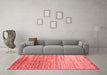 Contemporary Red Washable Rugs