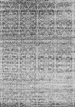 Abstract Gray Contemporary Rug, con1245gry