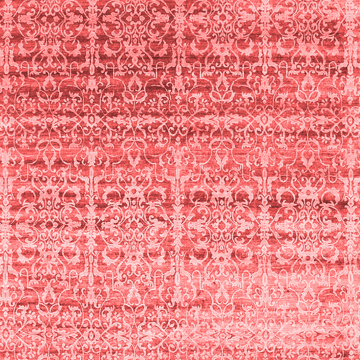 Machine Washable Abstract Red Contemporary Rug, wshcon1245red