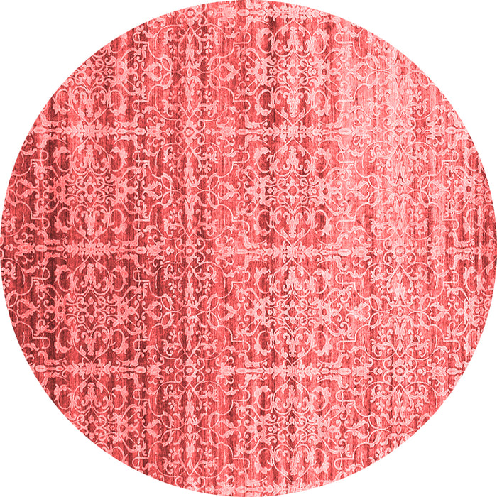 Machine Washable Abstract Red Contemporary Rug, wshcon1245red