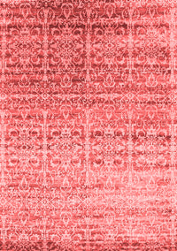 Abstract Red Contemporary Rug, con1245red