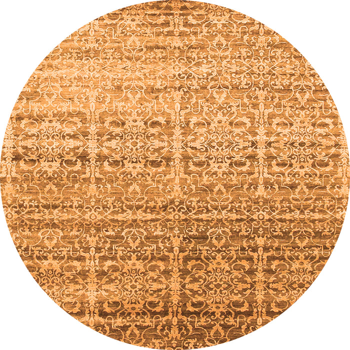 Machine Washable Abstract Orange Contemporary Area Rugs, wshcon1245org