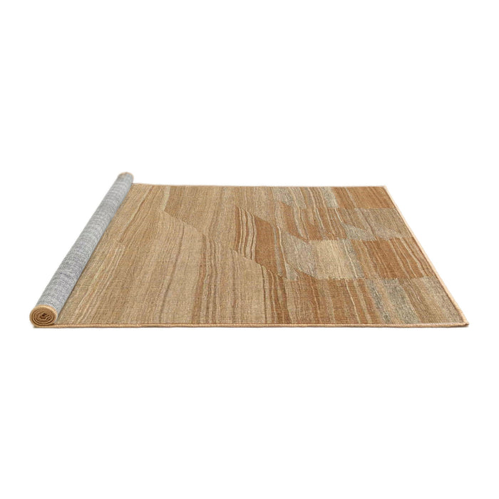 Serging Thickness of Machine Washable Contemporary Sandy Brown Rug, wshcon1246