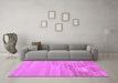 Machine Washable Abstract Purple Contemporary Area Rugs in a Living Room, wshcon1246pur