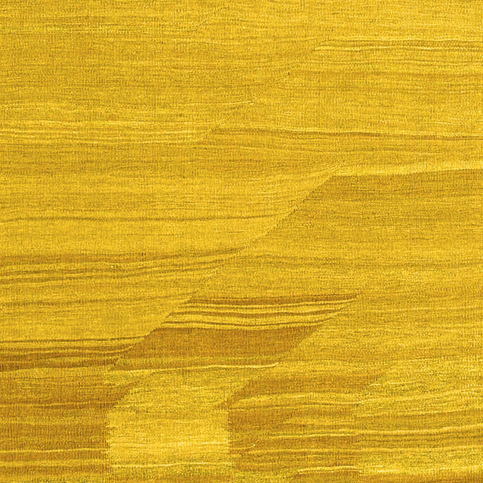 Abstract Yellow Contemporary Rug, con1246yw