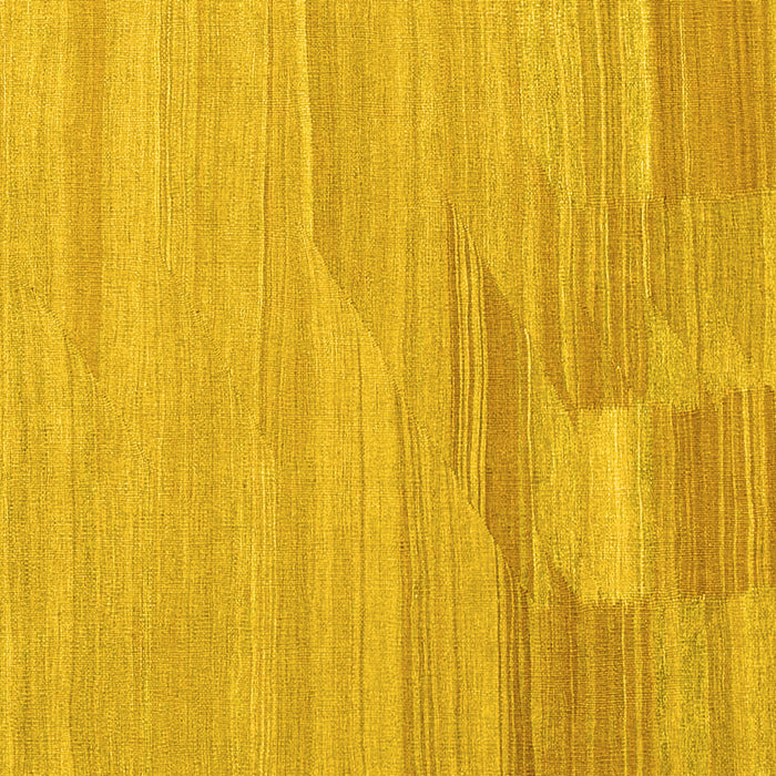 Square Abstract Yellow Contemporary Rug, con1246yw