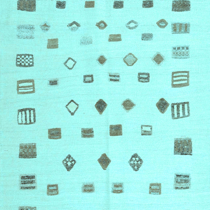 Machine Washable Abstract Light Blue Contemporary Rug, wshcon1247lblu