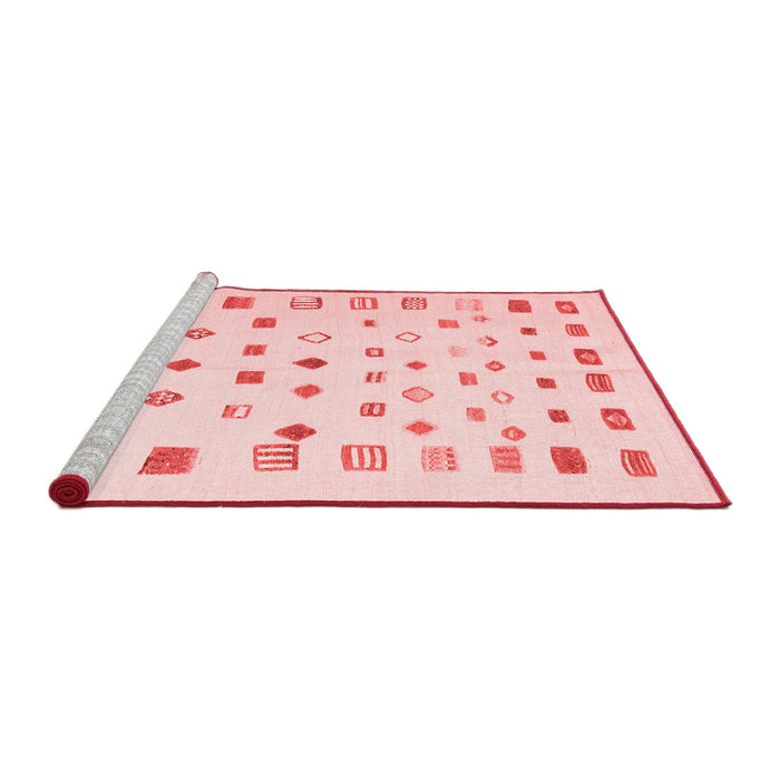 Contemporary Red Washable Rugs