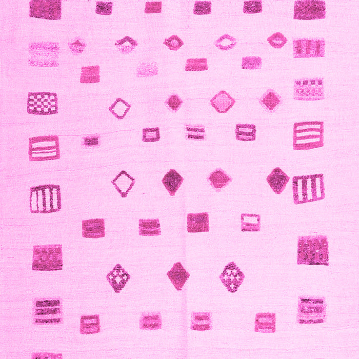 Abstract Pink Contemporary Rug, con1247pnk