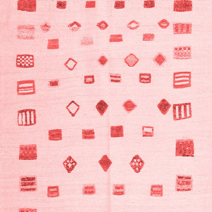 Abstract Red Contemporary Area Rugs