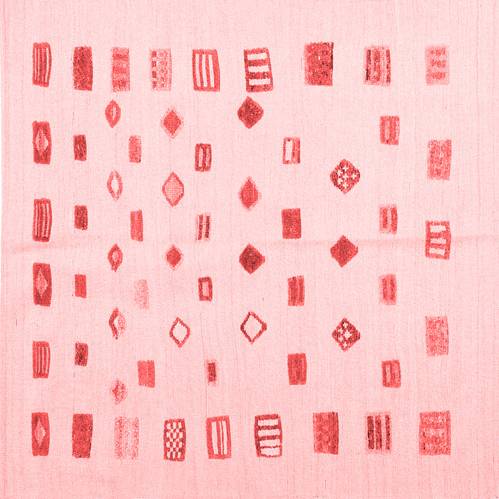 Abstract Red Contemporary Rug, con1247red
