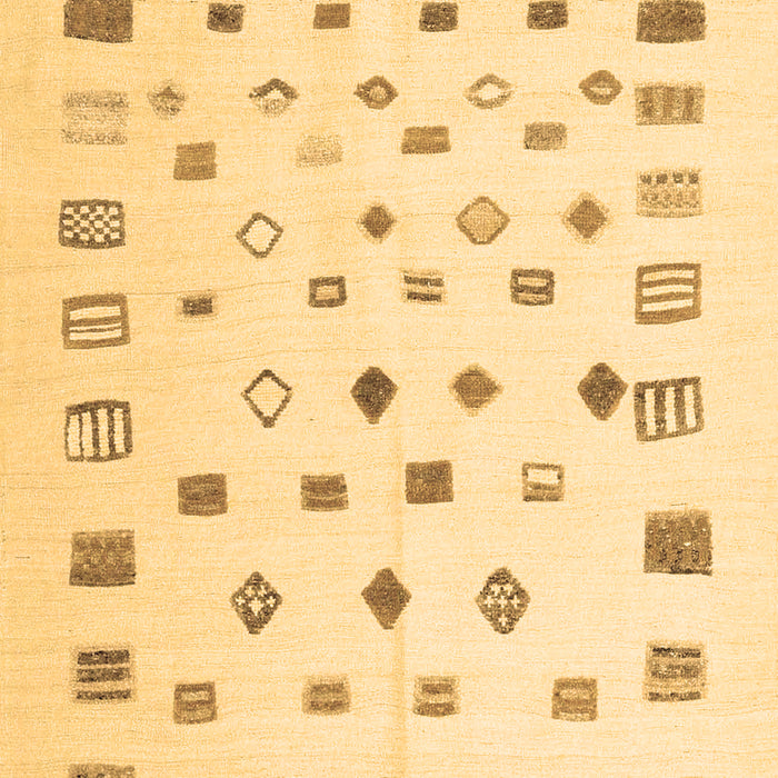 Machine Washable Abstract Brown Contemporary Rug, wshcon1247brn