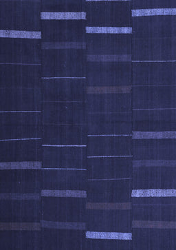Abstract Blue Contemporary Rug, con1248blu