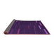 Sideview of Abstract Purple Contemporary Rug, con1248pur