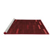 Contemporary Red Washable Rugs