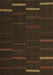 Abstract Brown Contemporary Rug, con1248brn