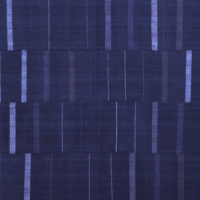 Square Machine Washable Abstract Blue Contemporary Rug, wshcon1248blu