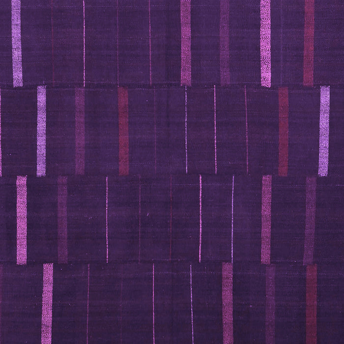 Square Machine Washable Abstract Purple Contemporary Area Rugs, wshcon1248pur