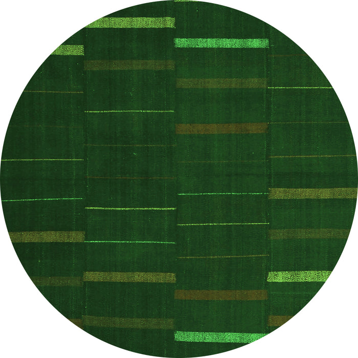 Machine Washable Abstract Green Contemporary Area Rugs, wshcon1248grn